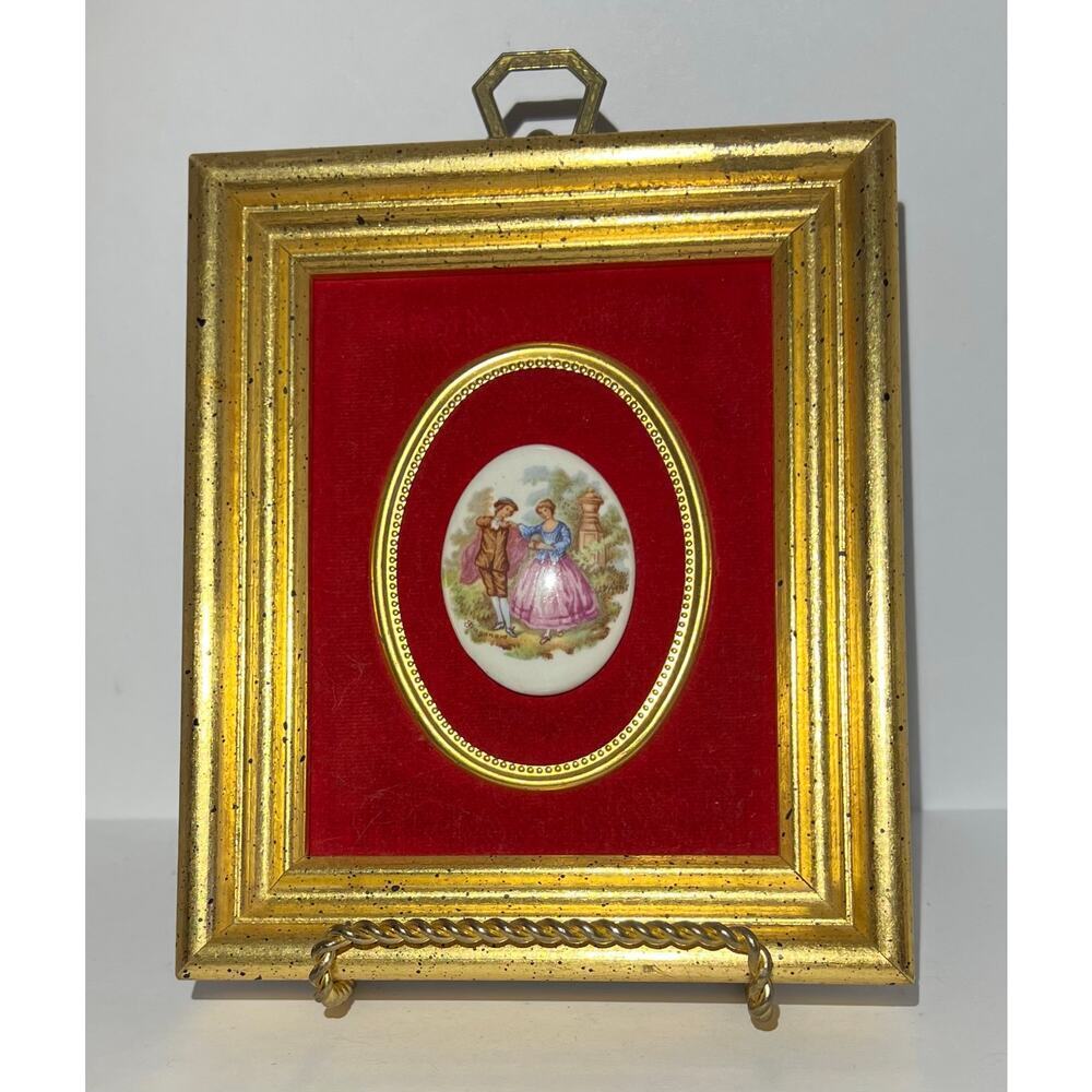 Vintage B&S
Creations New
York Framed
Cameo by Fragonard
Courting
Couple
